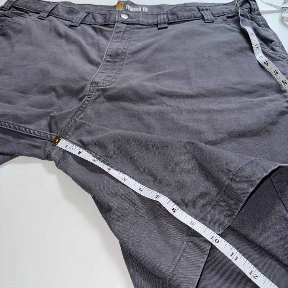 Carhartt Relaxed‎ Fit Gray Cotton Blend Work Shorts Size 44